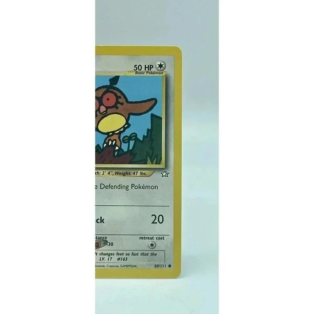 Hoothoot 60/111 Neo Genesis Pokémon TCG Non Holo Vintage 2000 LP‎